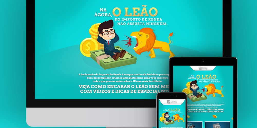 Website Ágora Imposto de Renda