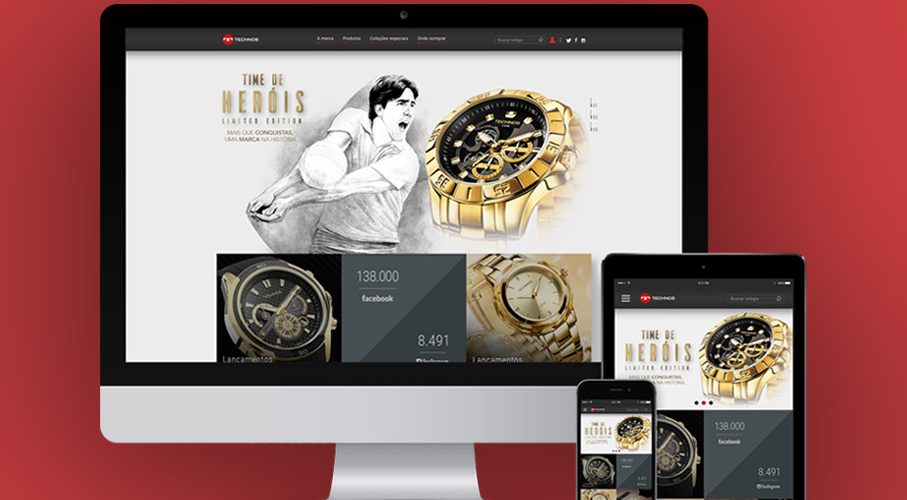 Website Technos — Viva cada conquista