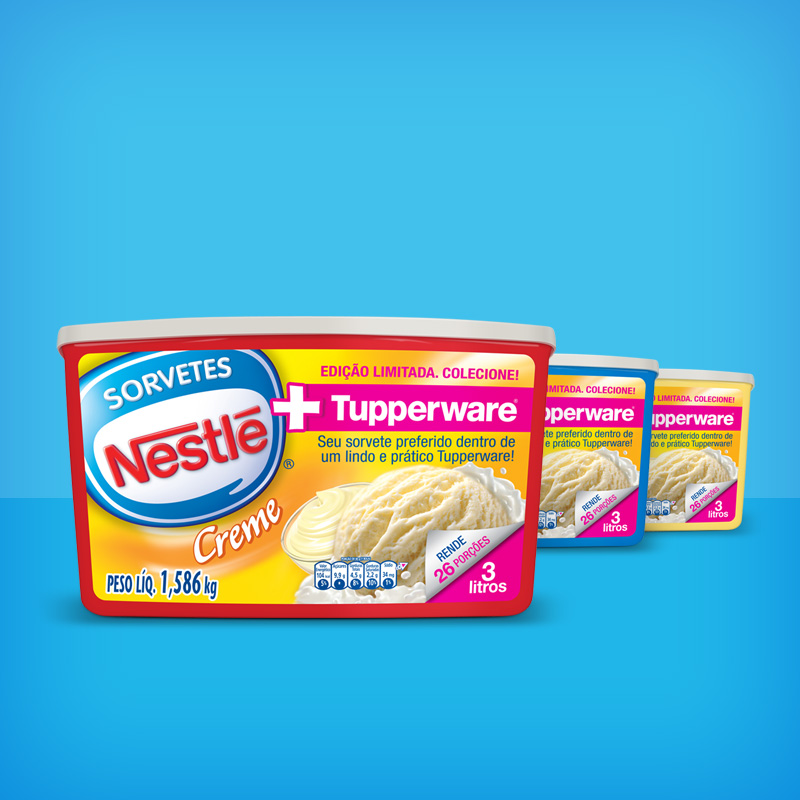 Outra apresentação de embalagem Nestlé em 3D